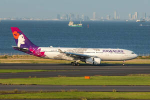 飛行機 デジタル 画像 A330 ハワイアン航空 2