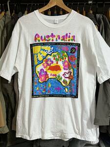 美品 made in Australia カラフルスーベニアTシャツ L