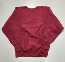 【L】90s Champion Reverse Weave Sweat 90年代 チャンピオン リバースウィーブ スウェット クルーネック 刺繍タグ USA製 目付き R1590_画像1