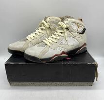 【29cm】92s Vintage NIKE AIR JORDAN 7 CARDINAL 92年製 ヴィンテージ ナイキ エアジョーダン7 カーディナル オリジナル (130014-101)2808_画像1