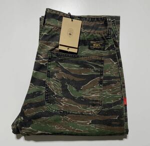 【2】新品 WTAPS TIGER STRIPE TROUSERS TWILL PANTS ダブルタップス タイガーストライプ トラウザーズ パンツ (171GWDT-PTM01S) R1976