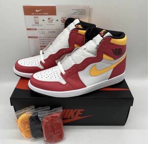 【27cm】新品 NIKE AIR JORDAN 1 HIGH OG LIGHT FUSION RED ナイキ エアジョーダン1 ハイ OG ライト フィージョンレッド (555088 603) 1552