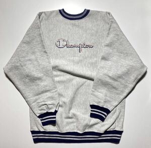 【XXL】1990s Champion Reverse Weave 1990年代 チャンピオン リバースウィーブ スウェット リブライン USA製 刺繍タグ R1886