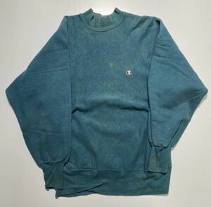 【L】90s Champion Reverse Weave Raglan 90年代 チャンピオン リバースウィーブ ラグラン スウェット モックネック USA製 刺繍タグ R1648