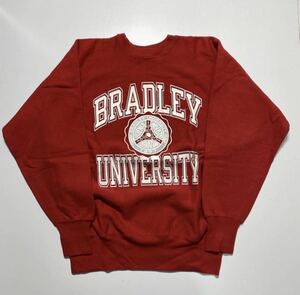 【L】90s Champion Reverse Weave BRADLEY UNIVERSITY 90年代 チャンピオン リバースウィーブ ブラッドレイ大学 刺繍タグ USA製 R1598