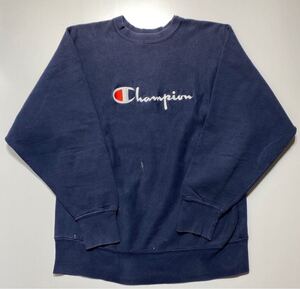 【XL】80s Champion Reverse Weave Logo Sweat 80年代 チャンピオン リバースウィーブ ロゴ刺繍 スウェット トリコタグ USA製 G1810