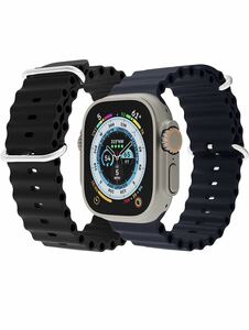 オーシャンバンド apple watch ultra 49mm バンド 42mm 44mm 45mm アップルウォッチ オーシャン バンド バックル付き 男女兼用　2本セール