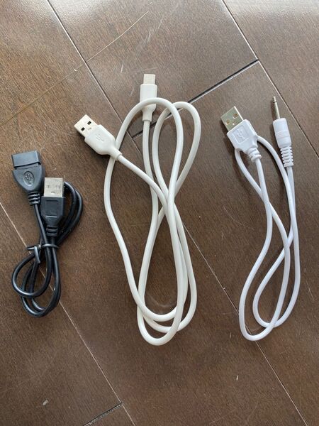 USB ケーブル3本 Type-C AV端子