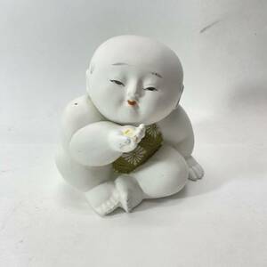 陶磁器 人形 童 子供 胡粉 白塗り 郷土玩具 置物 インテリア 飾 レトロ 0605