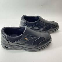 Sforzi スニーカー シューズ ブラック 25.5cm カジュアル ウォーキング 靴 軽量 エアクッション 0605_画像5