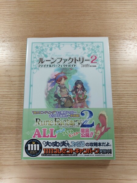 【D1118】送料無料 書籍 ルーンファクトリー2 ファイナルパーフェクトガイド ( 帯 DS 攻略本 空と鈴 )