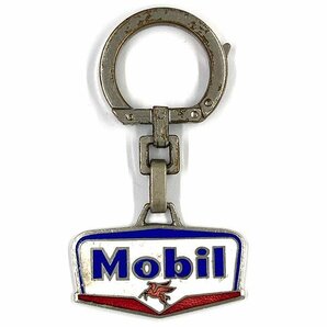 モービルオイル ペガサス メタル キーホルダー Mobil Oil Pegasus Metal Key Chain 鍵 オイル 石油 ガソリン Holder Fobの画像1