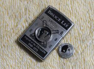 * free shipping!ZIPPO Zippo - limited goods BRUCE LEE blues * Lee oil lighter 1998 year 