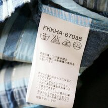 ☆☆ 美品 MICHEL KLEIN ミッシェルクラン ☆☆ 可愛い ストレッチ切り替え チェック柄 プルオーバー 38号 M 春 夏 23D05_画像5