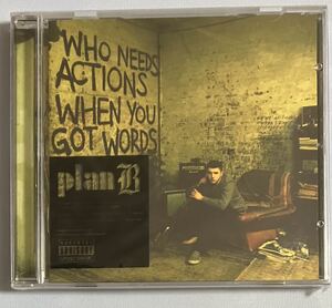 Plan B 「Who Needs Actions When You Got Words」 輸入CD, プランＢ,Hip Hop, ヒップホップ