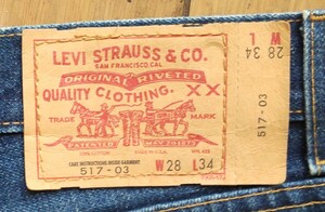 ★ Levis リーバイス 517 W28 L34 ★