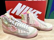 NIKE ナイキ ブレーザー ミッド レベル W 24.0cm 新品 BLAZER MID REBEL COCONUT MILK/PINK TINT-MEAN GREEN SNK348_画像5