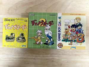 【限定即決】ディノブリーダー3種（1&2&3ガイア復活）j・wing 株式会社J・ウイング 箱‐取説‐別紙あり N.1778 ゲームボーイ レア レトロ