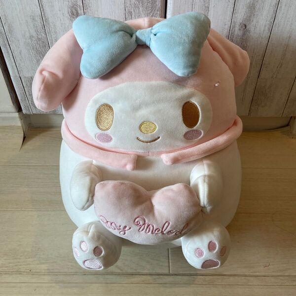 サンリオ マイメロディ おひざのせクッション ぬいぐるみ ハート ドール