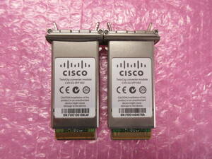 【2個セット】Cisco TwinGig converter module CVR-X2-SFP V02 (No.D262)