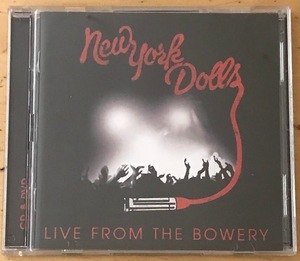 New York Dolls ニューヨーク・ドールズ Live from The Bowery 2011 CD+DVD ２枚組 中古 ROCK PUNK ライブ映像