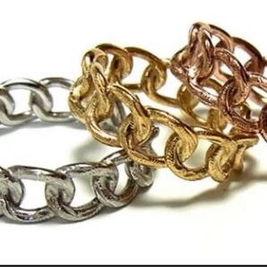 【11号】シルバー ステンレススチール ハワイアンジュエリー チェーンリング 11号