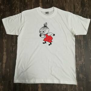 リトルミイ・ムーミン・プリントTシャツ・ホワイト・XL