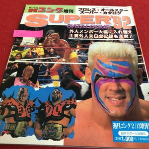 e-030 '92プロレス・オールスターSUPERカタログ　ハルク・ホーガン　スティング　ホーク・ウォリアー　リージョン・オブ・ドゥーム※2