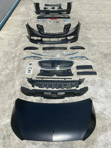  Mercedes Benz W447 V Class W222 maybach ver front bumper grill rear bumper bonnet aero set exterior limited amount 