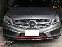 R Style カーボン ベンツ W176 A180 A250 AMG / A45 AMG フロントリップスポイラー JPM_画像1