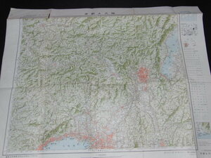 ca1-21■京都及大阪　古地図/昭和34年発行/国土地理院