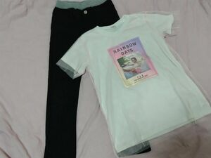 ANAP アナップ 半袖Tシャツ ズボンセット 130cm