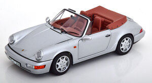 norev 1/18 Porsche 911 (964) Carrera 4 Convertible 1990 シルバー　ポルシェ　ノレブ