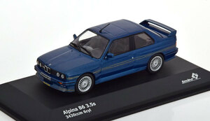 solido 1/43 BMW Alpina B6 3.5S E30 blue metallic Alpina 