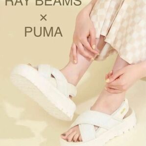 PUMA × Ray BEAMS サンダル ホワイト