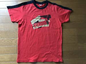 プーマ　赤の半袖Tシャツ　160