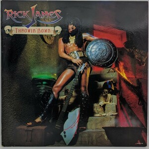 LP レコード 82年 / Rick James Throwin' Down ファンク モータウン