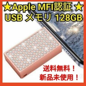 Apple MFI認証 USBメモリ iPad MacBook PC 128GB