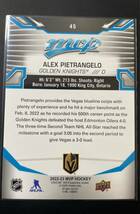 ◆【Alex Pietrangelo】2022-23 Upper Deck MVP #45 【アレックス・ピエトランジェロ】_画像2