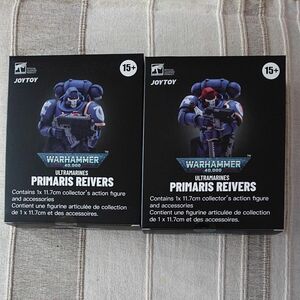 JOYTOY WARHAMMER 40K ULTRAMARINES PRIMARIS REIVERS 2体