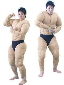  muscle suit . color zentai suit .. costume over . costume 