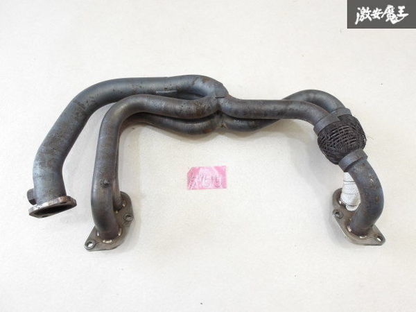 15400円 ☆溶接補修済☆GDBインプレッサ純正Bフロントパイプ マフラー