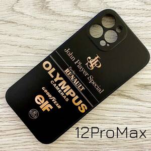 JPS ロータス iPhone 12 Pro Max ケース F1 Lotus ルノー 98T アイルトン・セナ スマホ