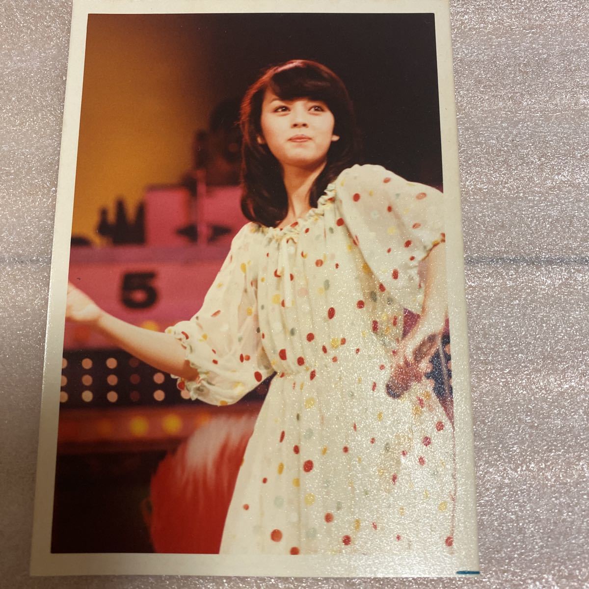 買取格安 岡田奈々 富士フイルム 夏祭り両面ポスター 当時物 昭和