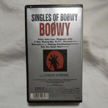 BOOWY VHSビデオ SINGLES OF BOOWY_画像2