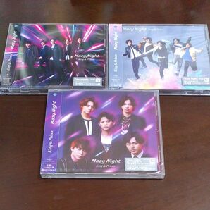 【訳あり】King ＆ Prince Mazy Night 初回限定盤A＋B＋通常盤 CD＋DVD 20/6/10発売 