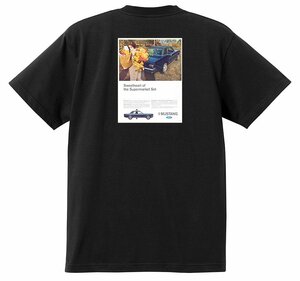 アドバタイジング フォード Ｔシャツ 771 黒 1966 サンダーバード ギャラクシー ファルコン フェアレーン マスタング ブロンコ f100