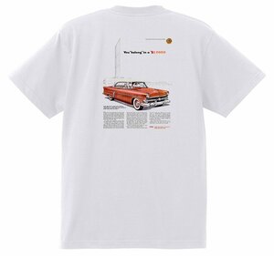 アドバタイジング フォード Ｔシャツ 1022 白 1953 ランチワゴン ビクトリア オールディーズ ロカビリー ホットロッド