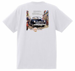 アドバタイジング フォード 1079 白 Ｔシャツ 1947 ホットロッド ローライダー ロカビリー アドバタイズメント レッドスレッド