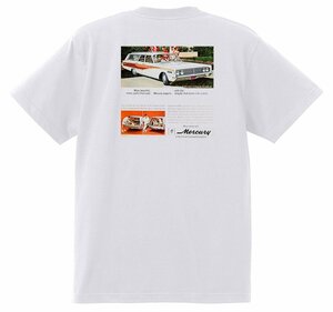 アドバタイジング マーキュリー Ｔシャツ 1163 白 1966 モントレー マーキー マーキス クーガー パークレーン コロニーパーク コメット